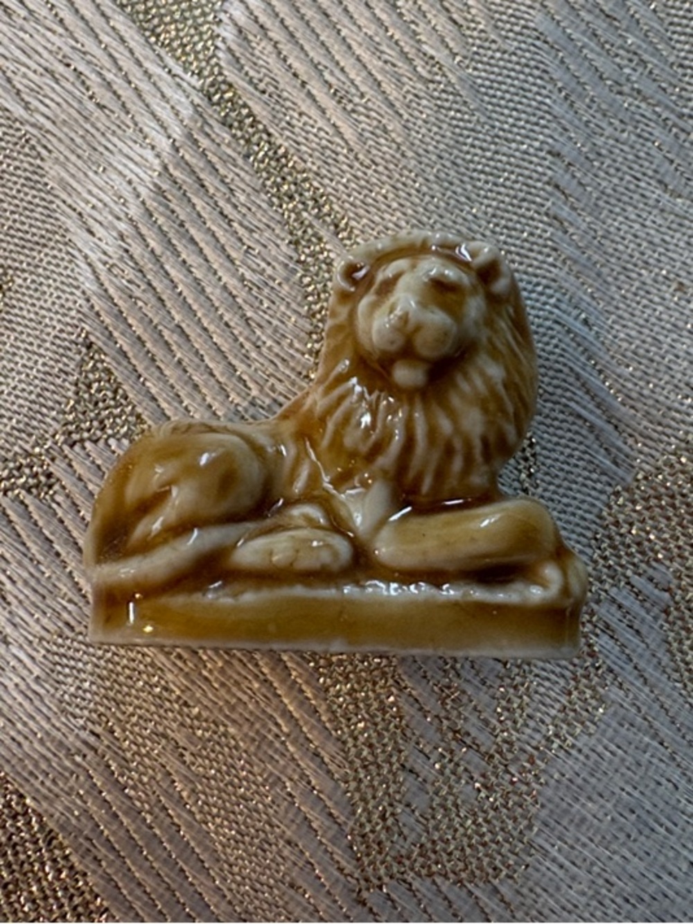 Vintage Wade Lion Figurine Decorative Accent
